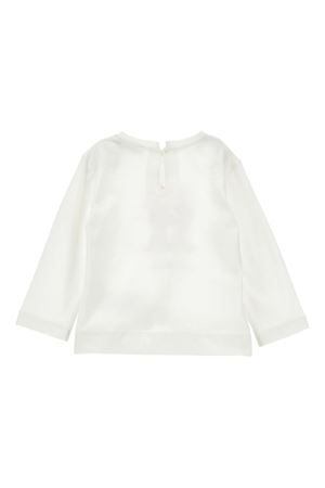 white cotton tshirt MONNALISA KIDS | 39F61060050001